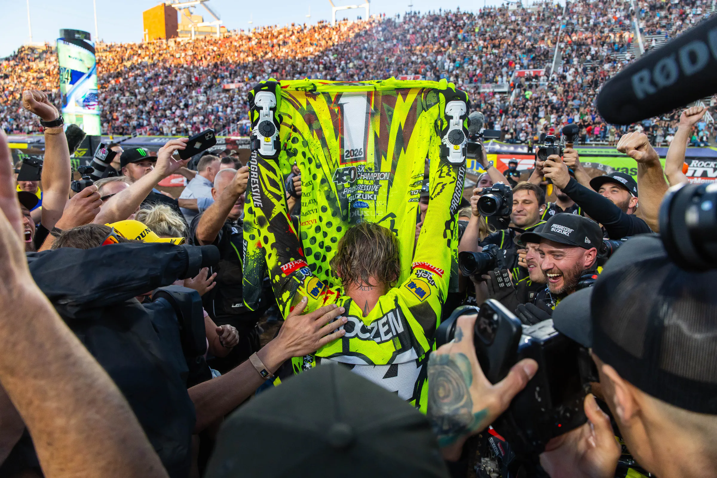 At age 32, Ken Roczen is a 450SX Champion!