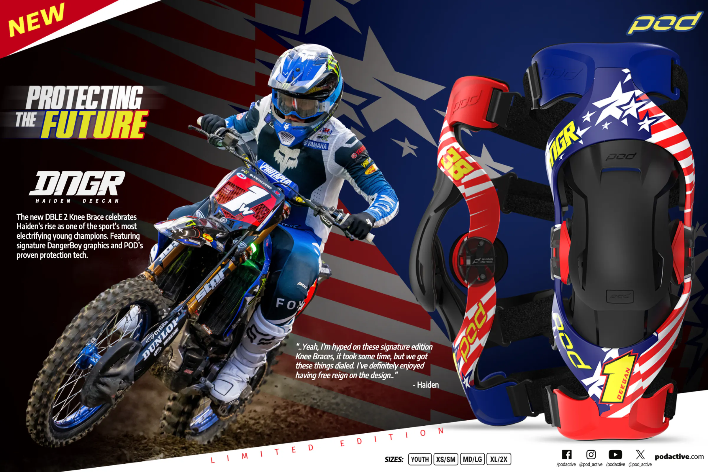 POD Active Launches New K4 2.0 DangerBoy Limited Edition 2 Knee Braces