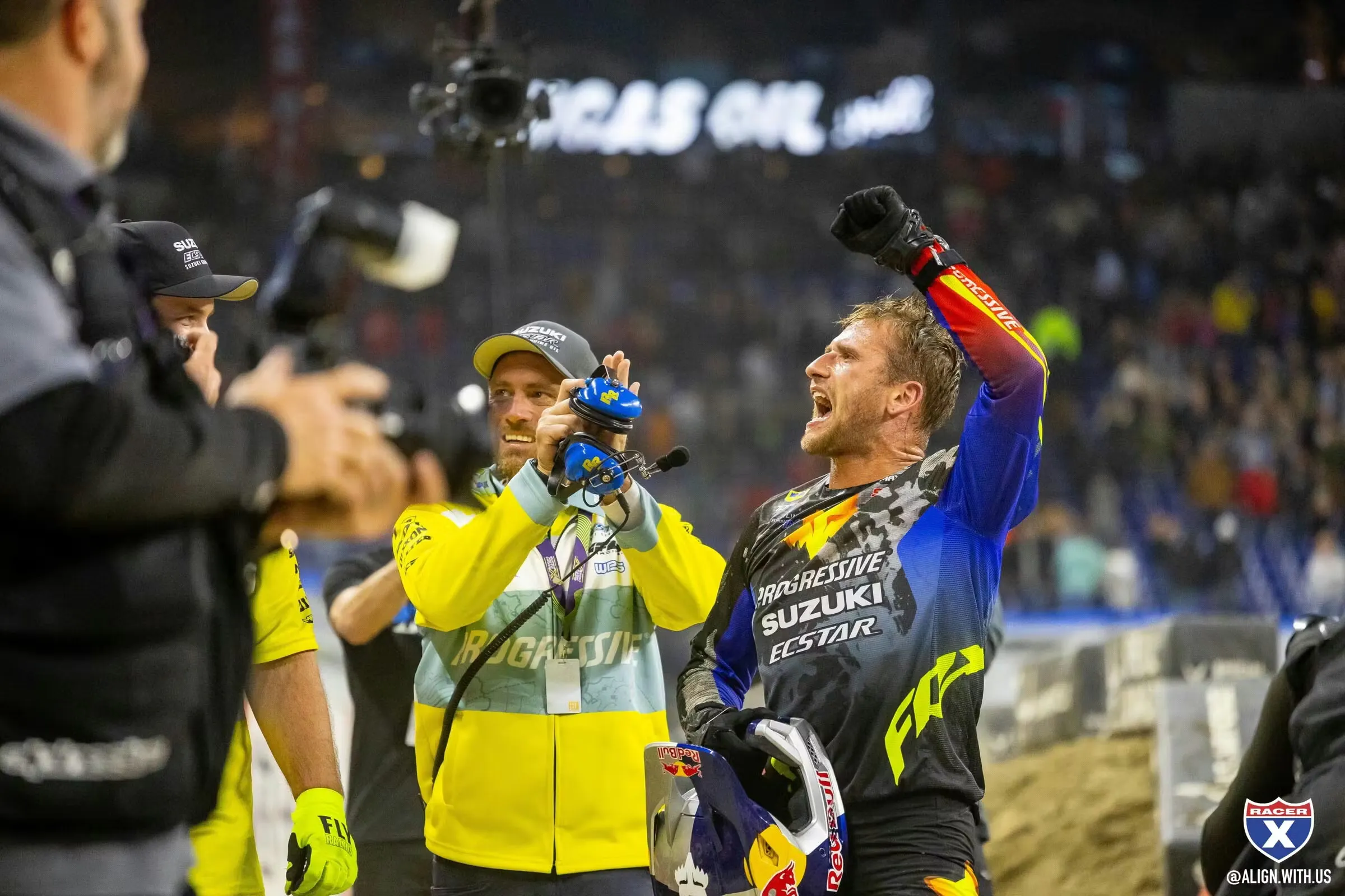 Brooks and Roczen 2023 Indianapolis SX.