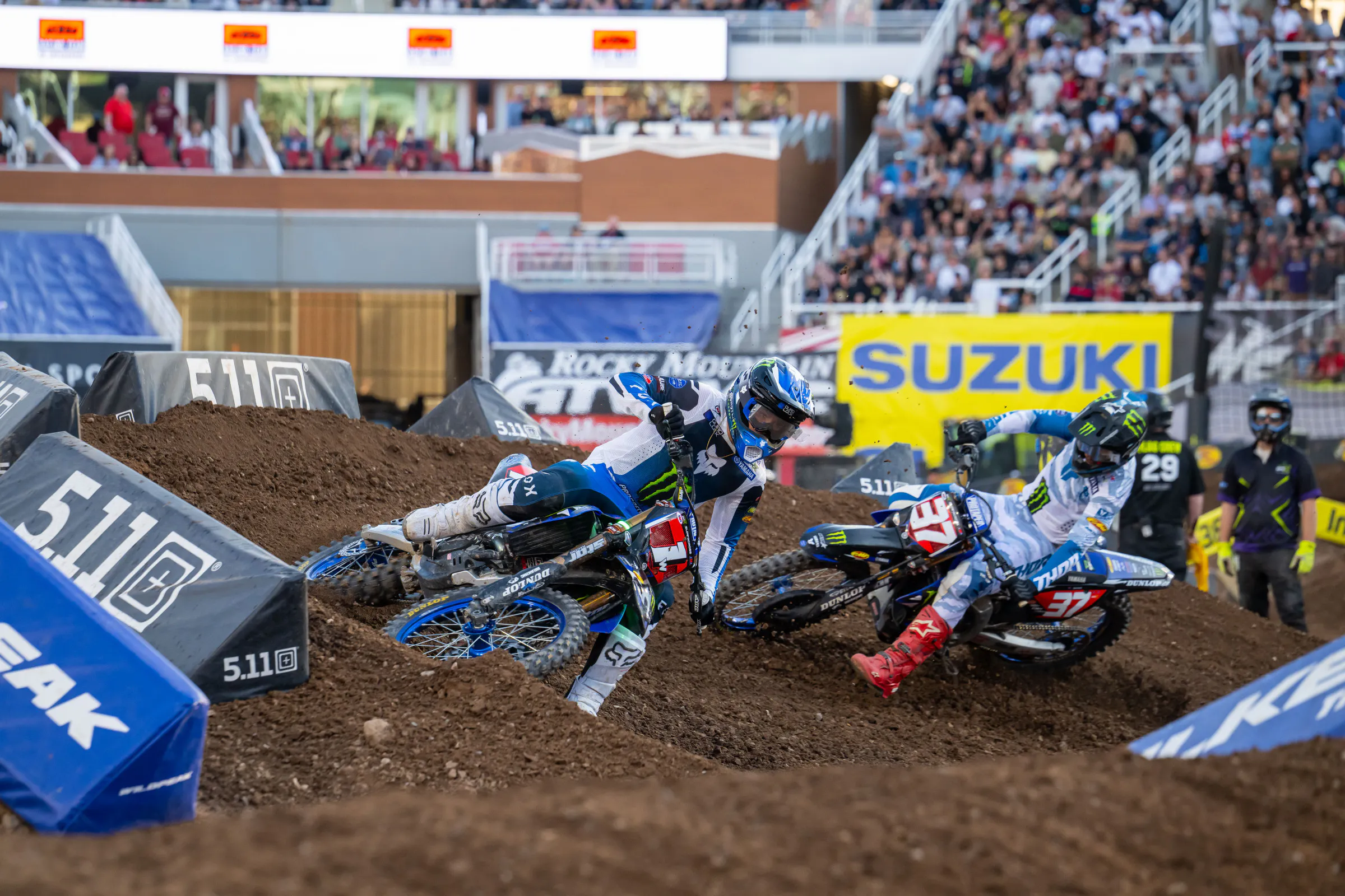Haiden Deegan and Cole Davies brought the action in Salt Lake.&nbsp;