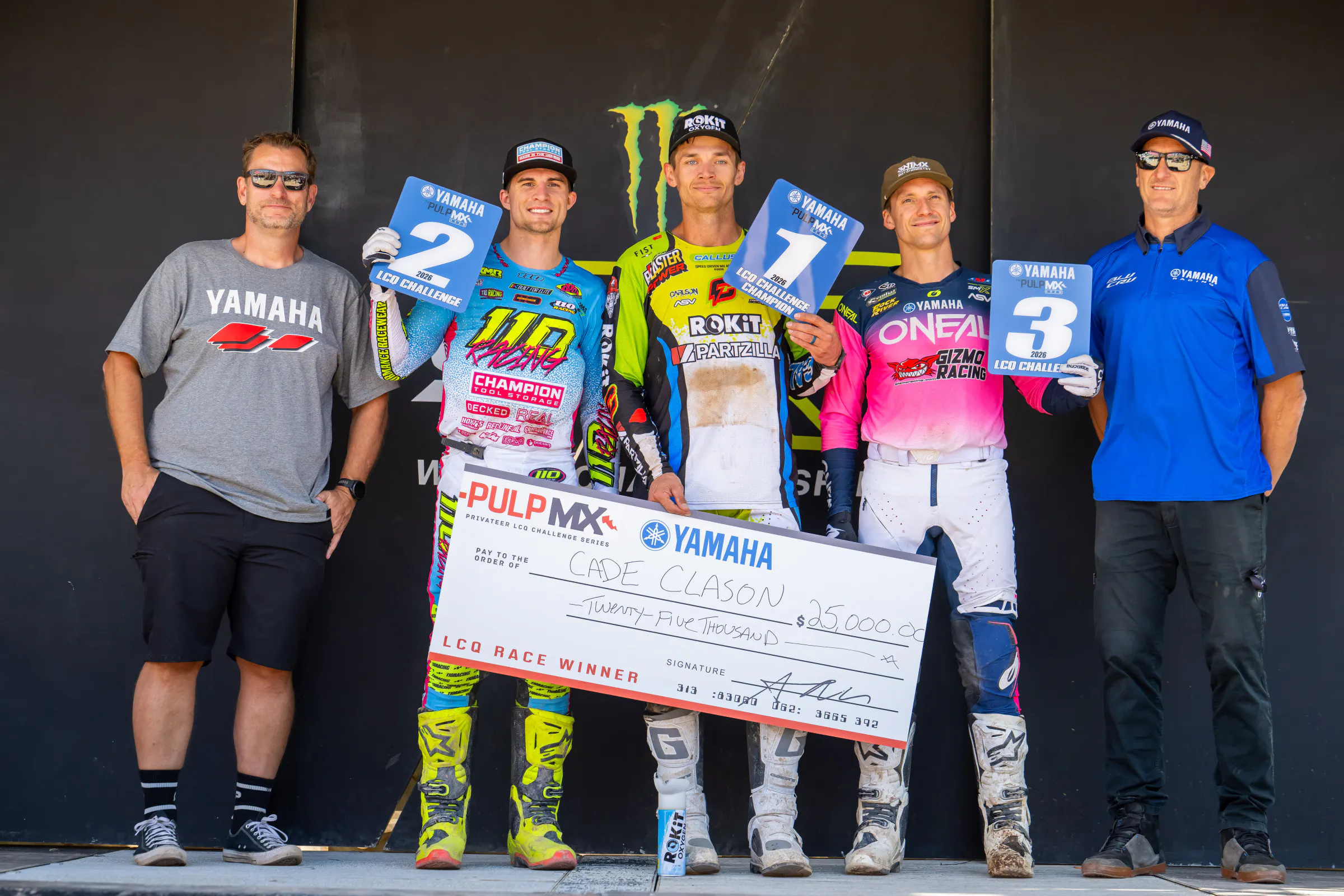 Cade Clason Wins Over $23,000 from PulpMX Yamaha LCQ Challenge Race—Full Payouts of the $87,000 Purse