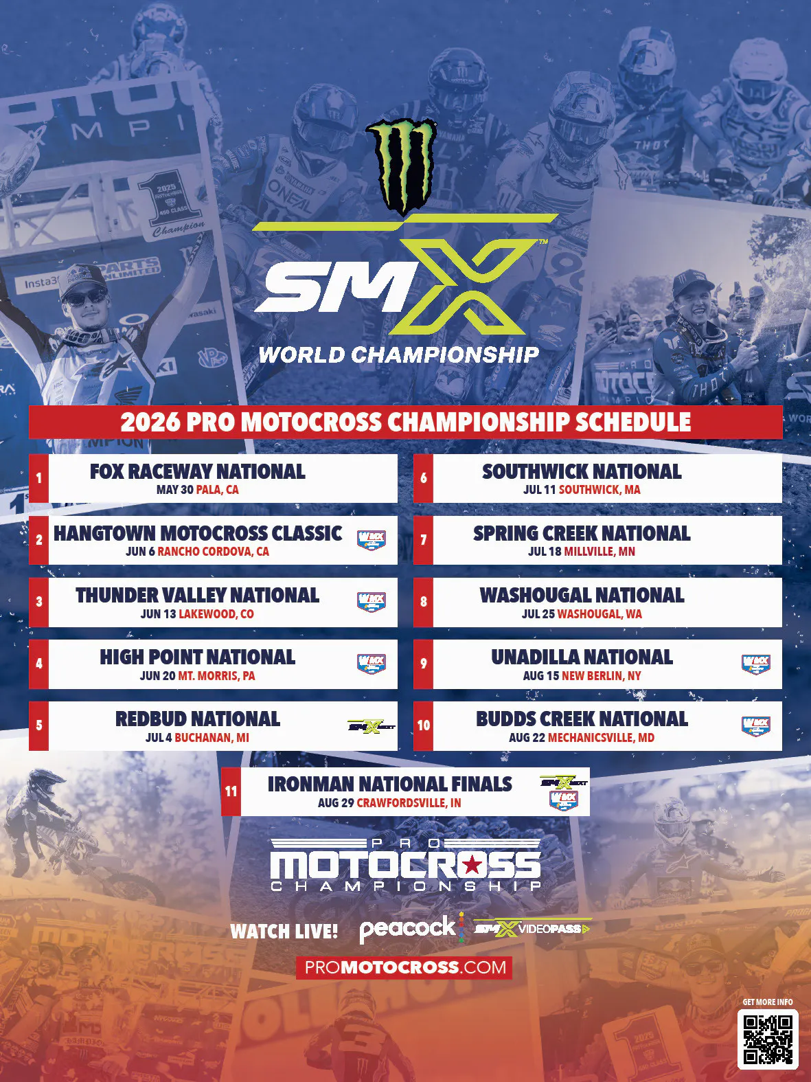 Advertisement: 070_RX29-7_Ad_ProMotocross_Schedule