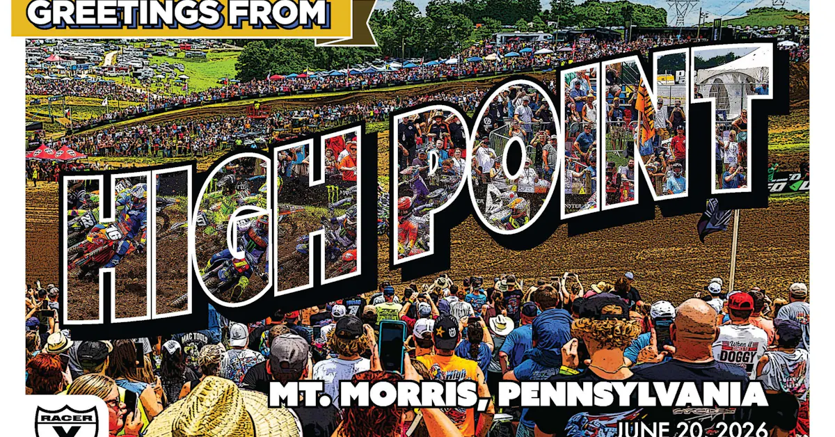 Free High Point National Event Sticker Available at Racer X Trailer this Weekend