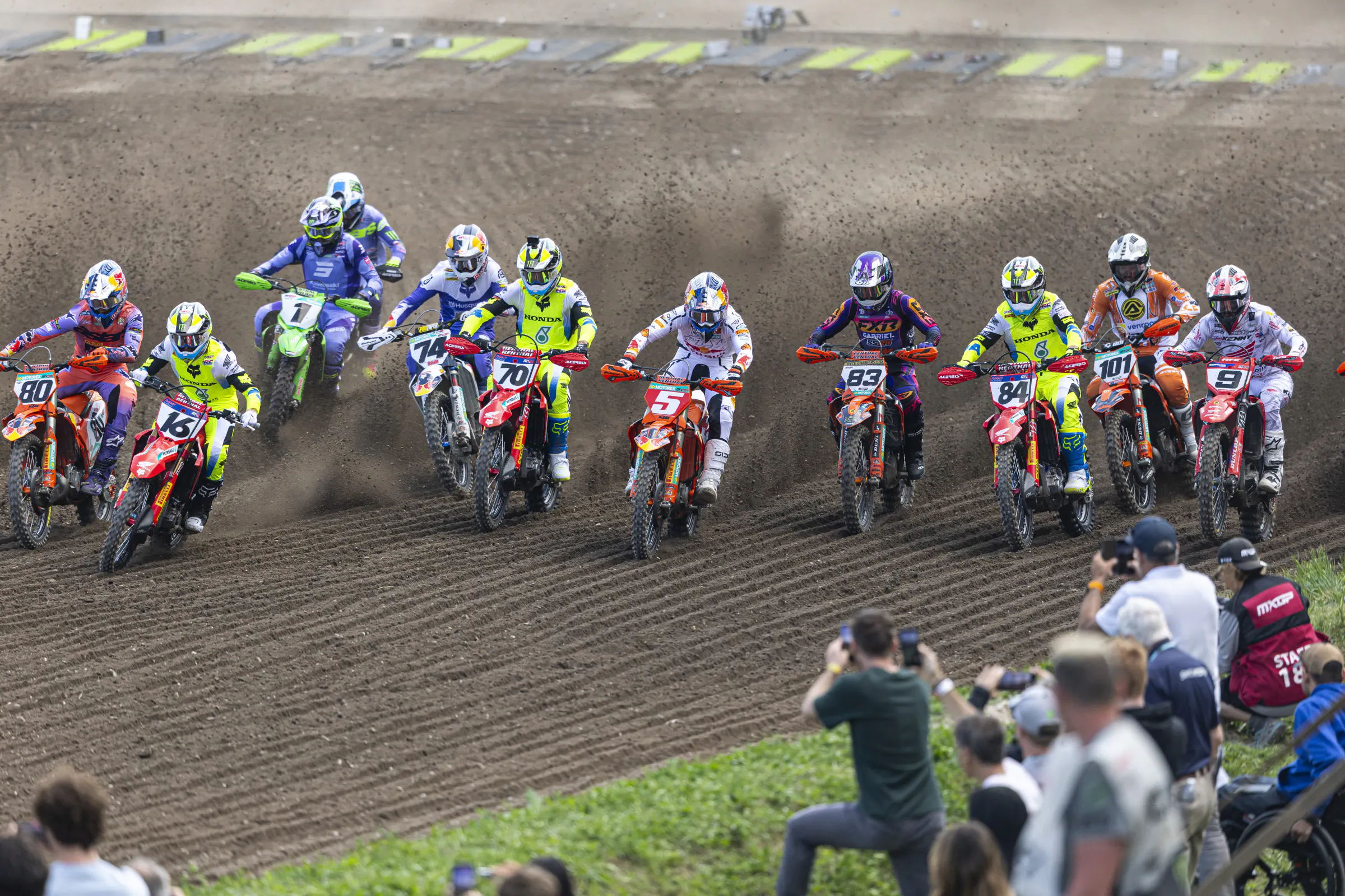Lucas Coenen in the MXGP field.