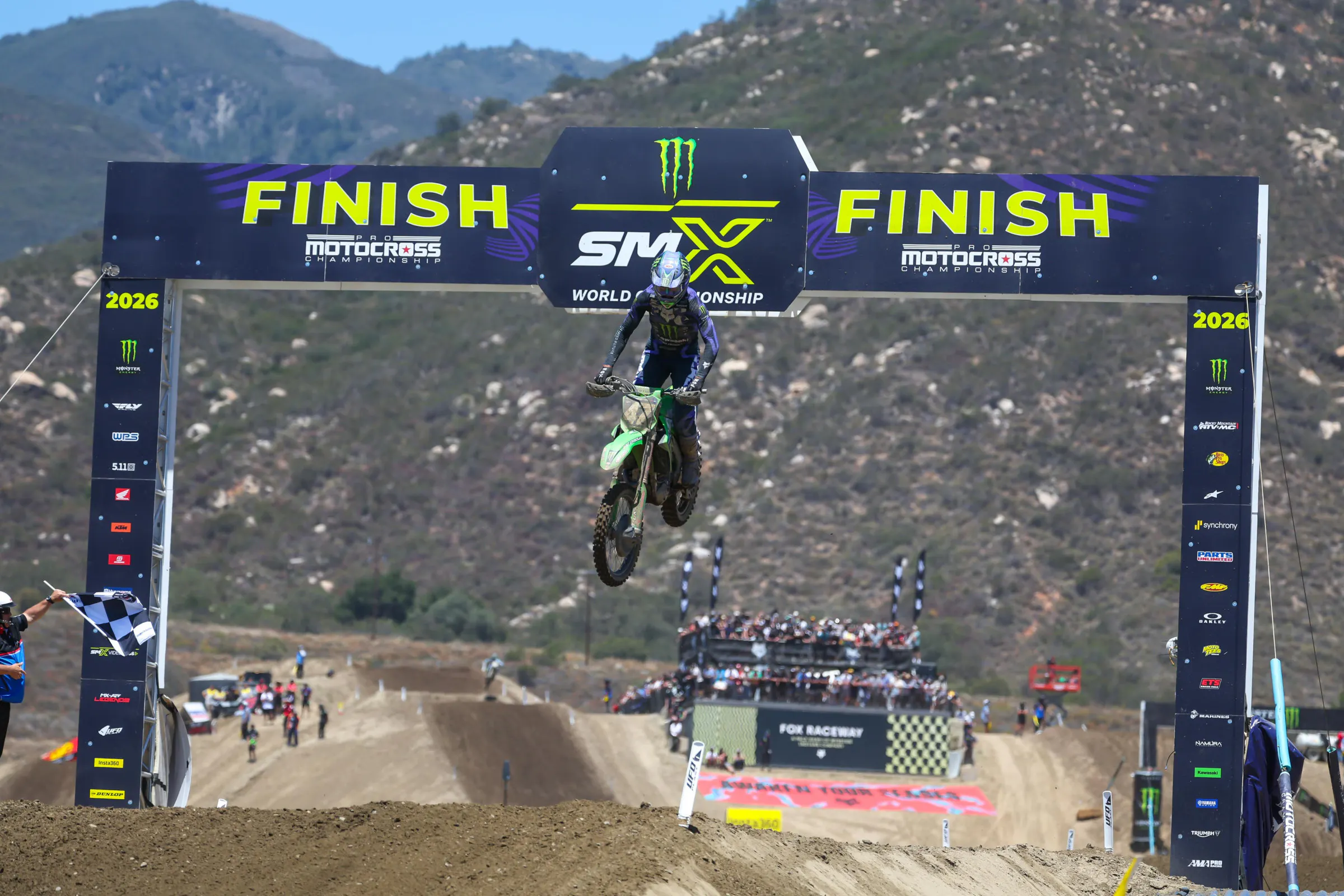 Levi Kitchen wins the first moto of the 2026 Pro Motocross season!