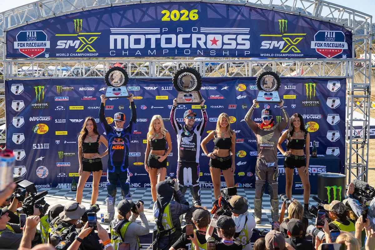 450 Class overall podium