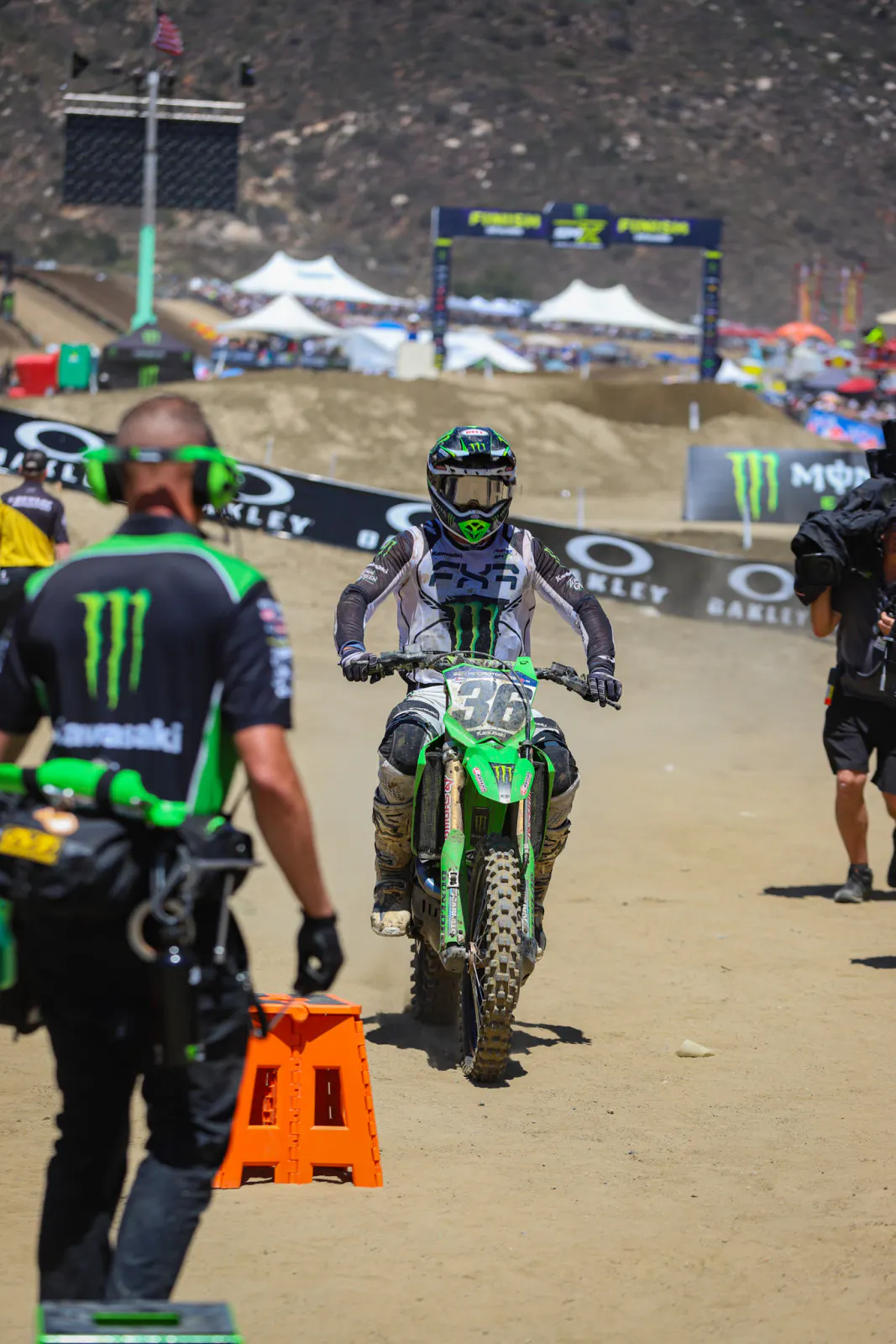 Mitch Kendra happened to be there when Marchbanks came in for work on his handlebars after the crash.