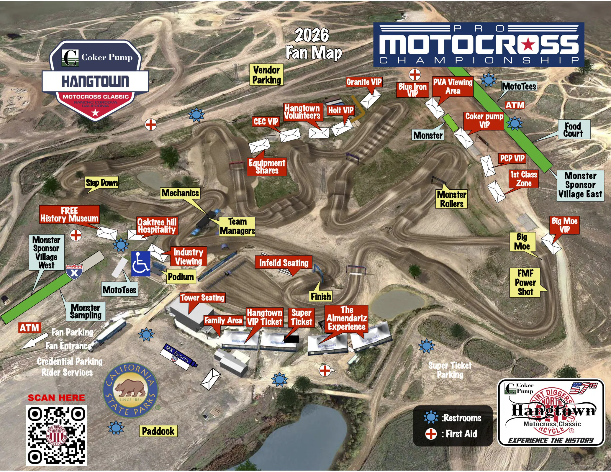 2026 Hangtown Fan Map