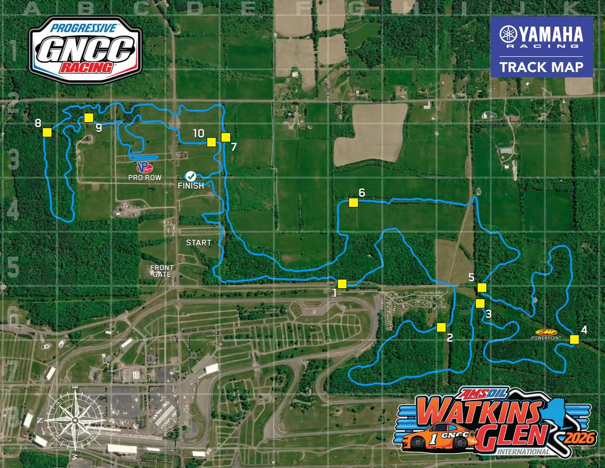Watkins Glen International GNCC Layout
