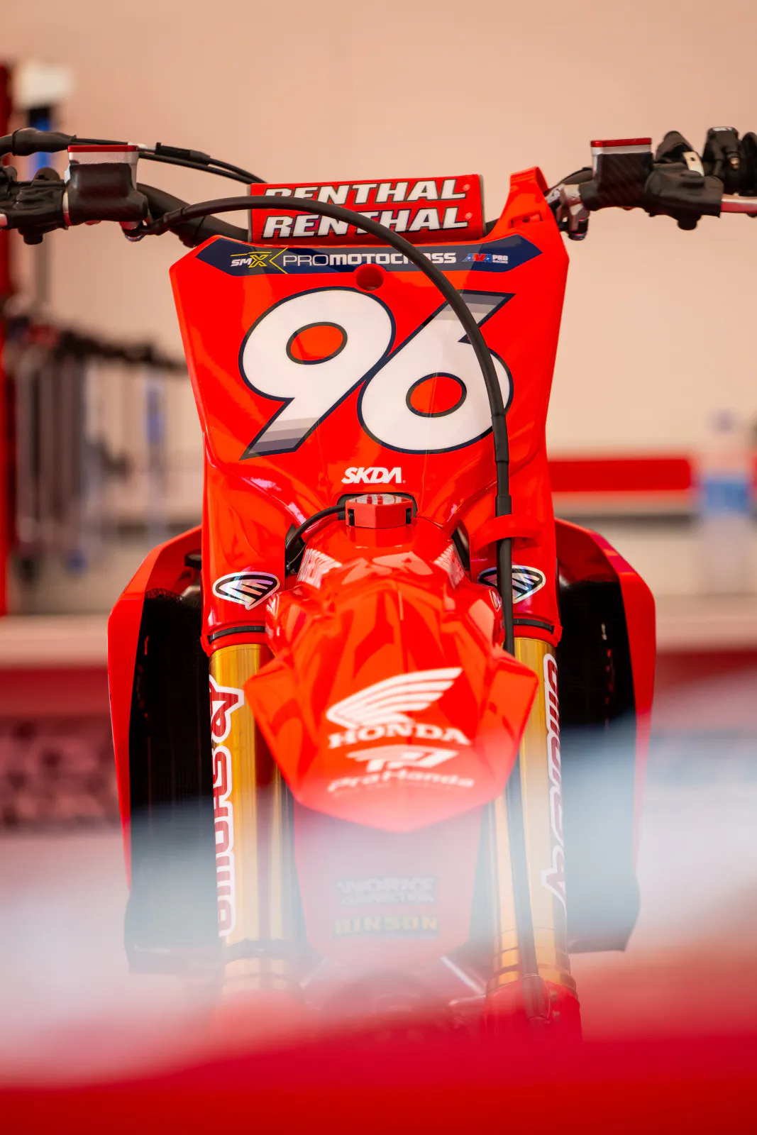 &nbsp;Hunter Lawrence&rsquo;s Honda HRC Progressive CRF450R.&nbsp;