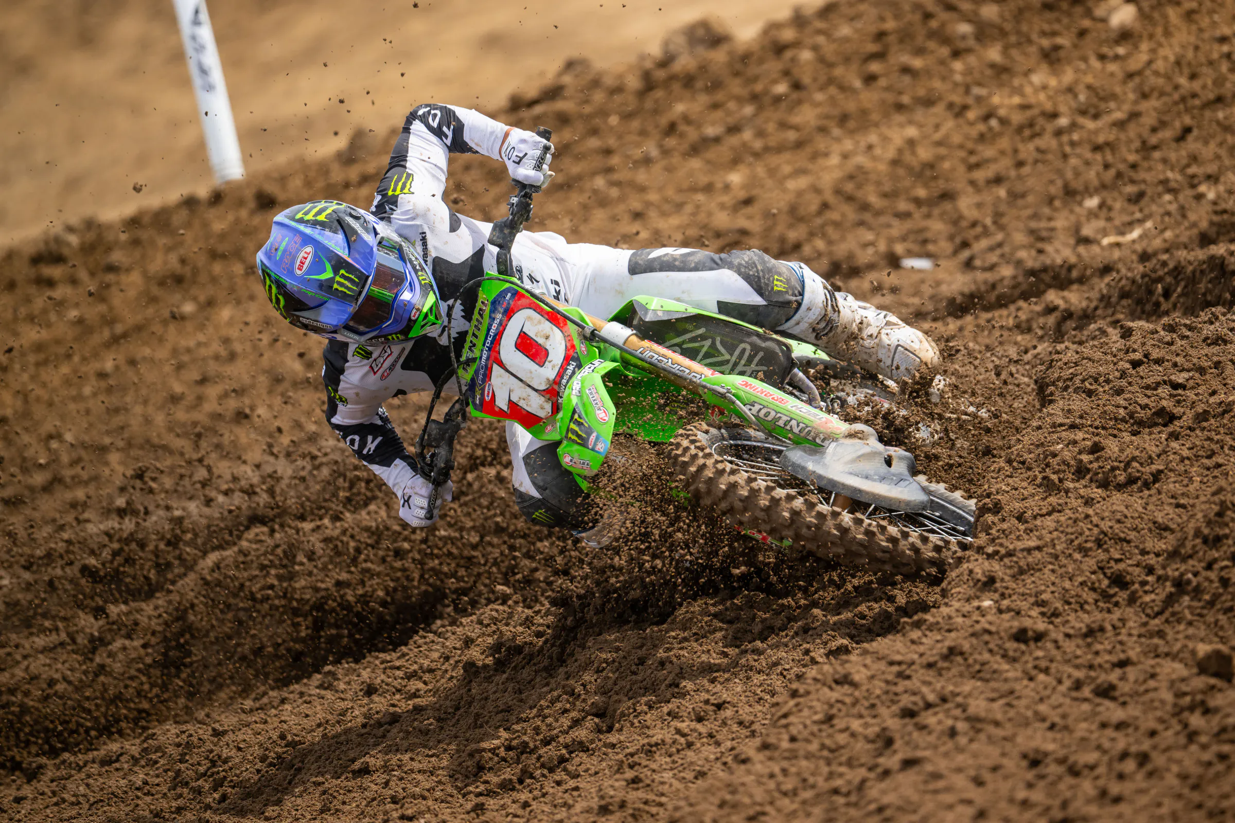 Seth Hammaker dominated the first moto at hangtown.