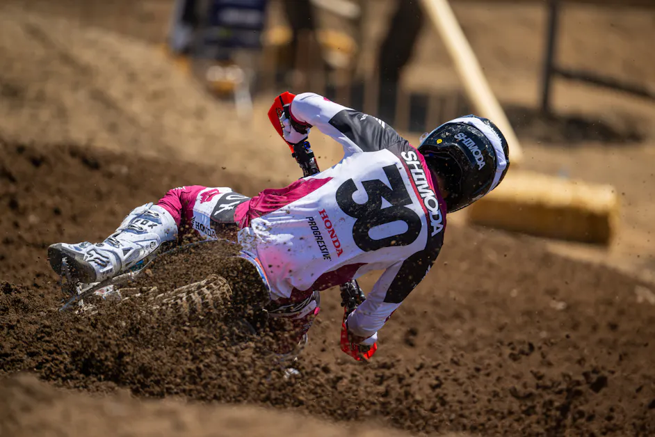 Shimoda: "It’s really all start dependent, and the Kawi guys are pulling it right now"