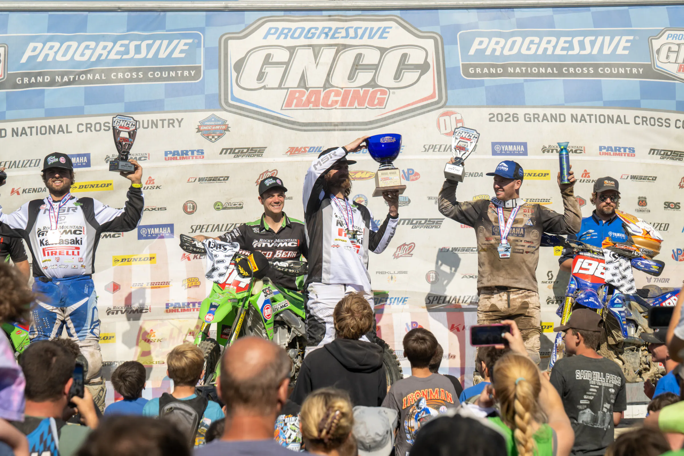 Overall podium