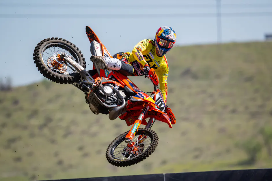 Lucas Coenen on Podium at Pro Motocross Debut: "I didn't have any expectations, was just learning every time out...moto two I got second, I was pleased with that"