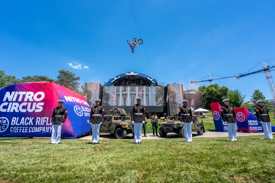 Pastrana, McGrath, Carmichael, Deegan, Twitch, and Sayers Jump at the White House