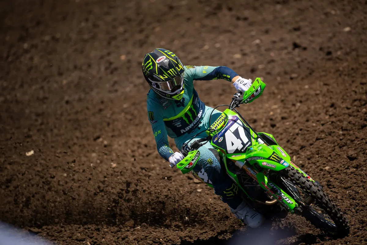 Kitchen was tremendous in the first 250 moto.