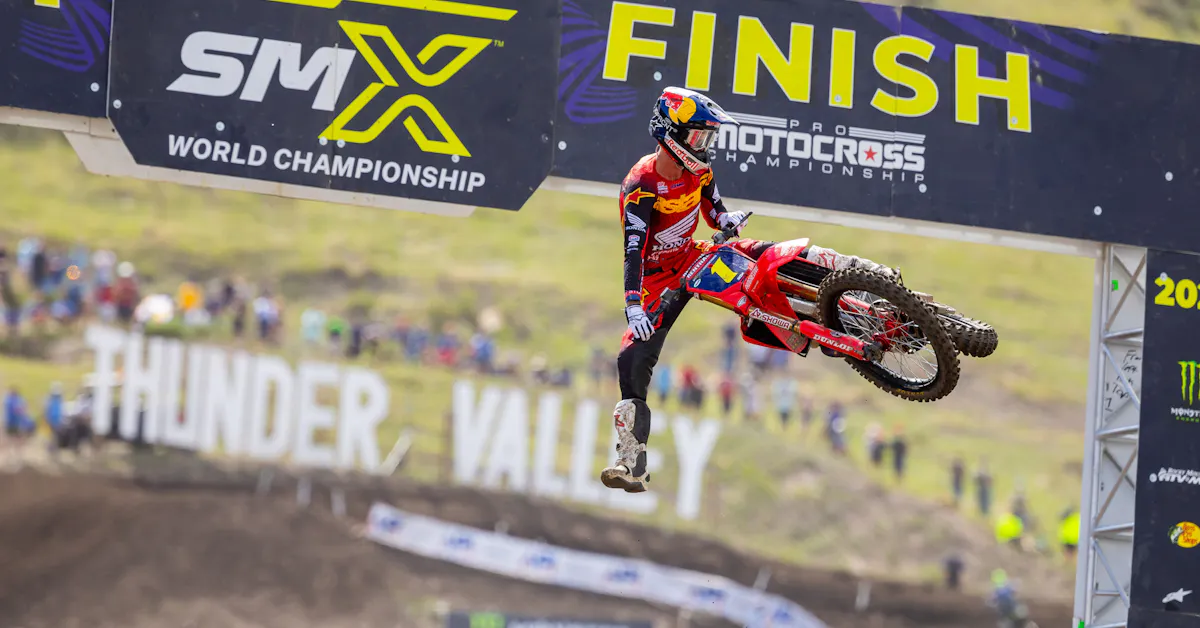 Jett Lawrence Does Not Go Unchallenged, But Goes Undefeated At Thunder Valley