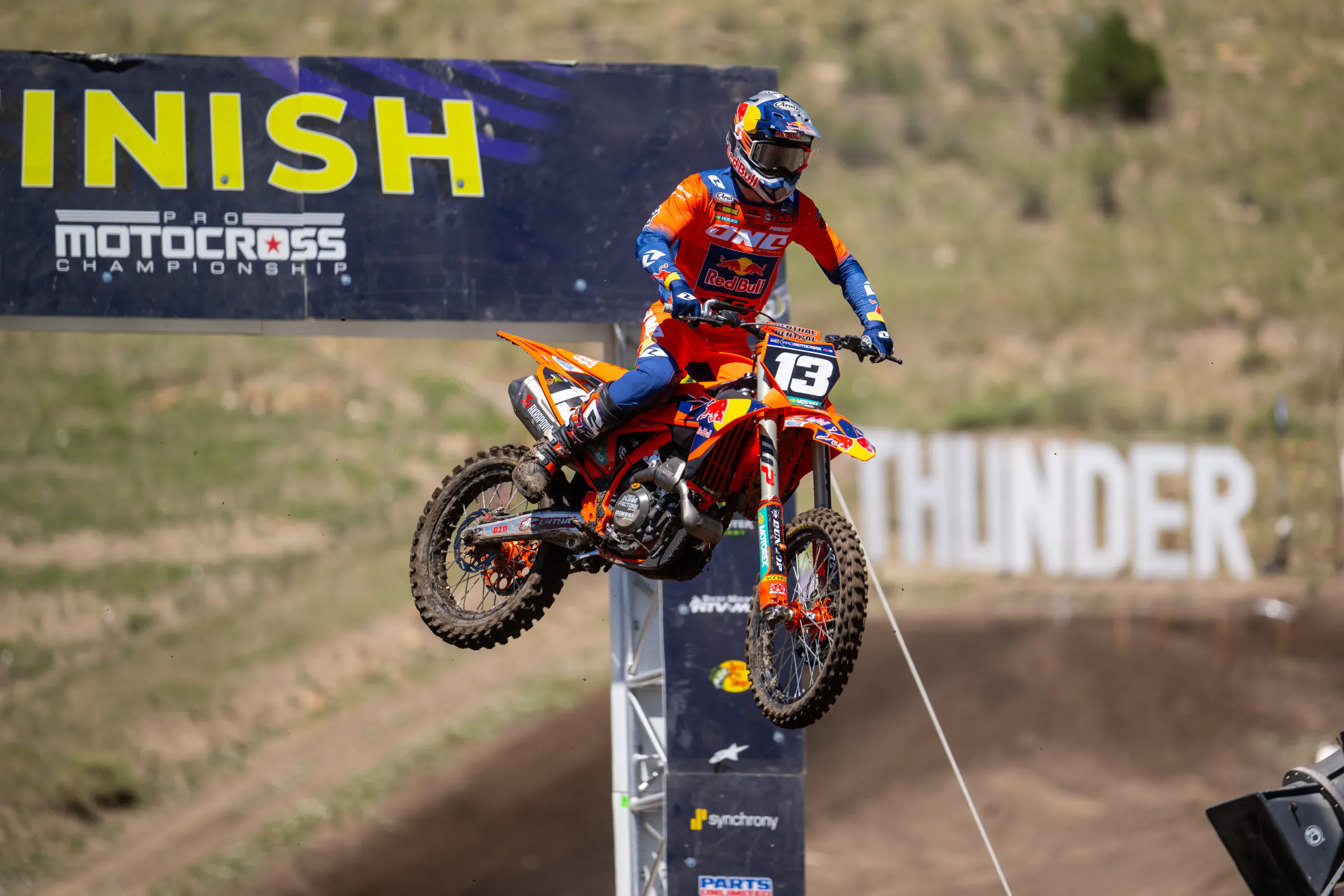Beaumer overcame a lousy start in the second moto to go 7-4 for sixth overall.