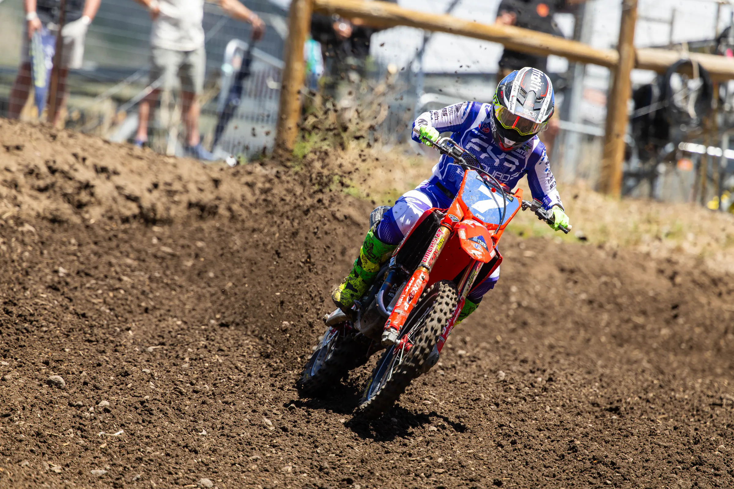 Charli Cannon battled no rear brakes and a fall in Thunder Valley. 