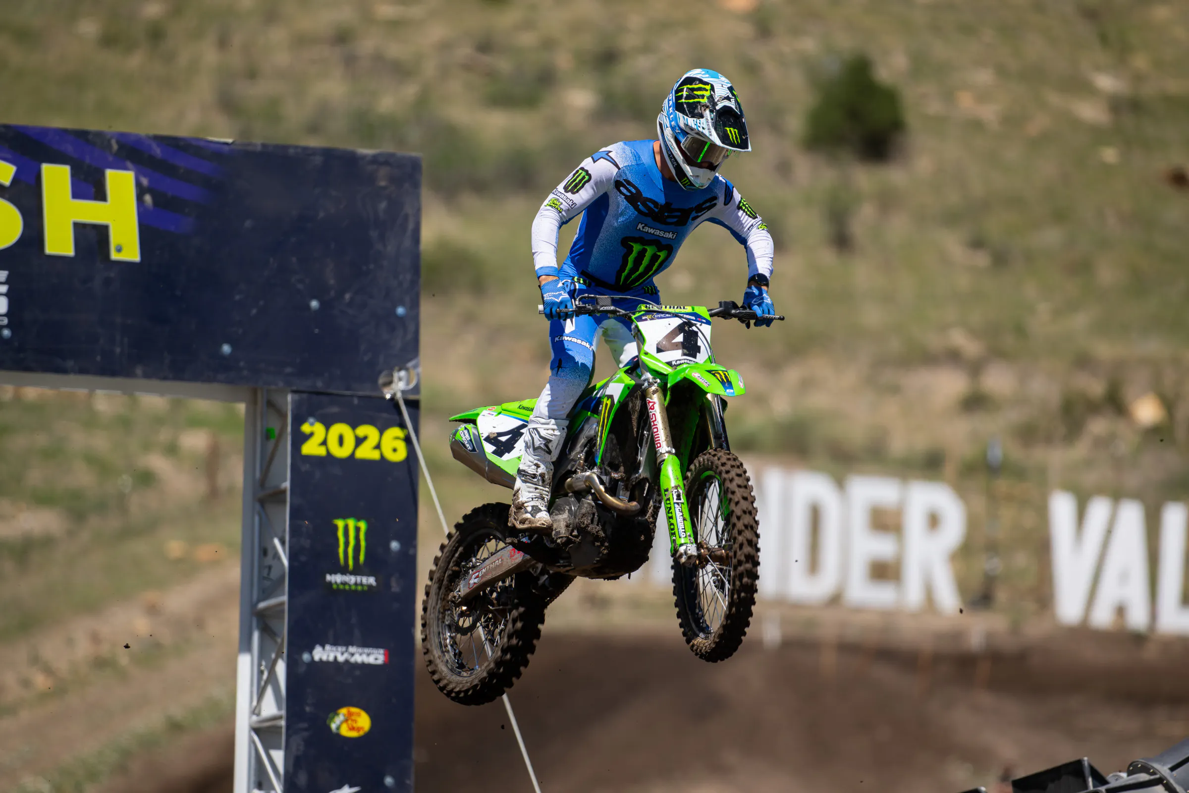 Sexton had a big one on media day at Thunder Valley and hurt his knee.