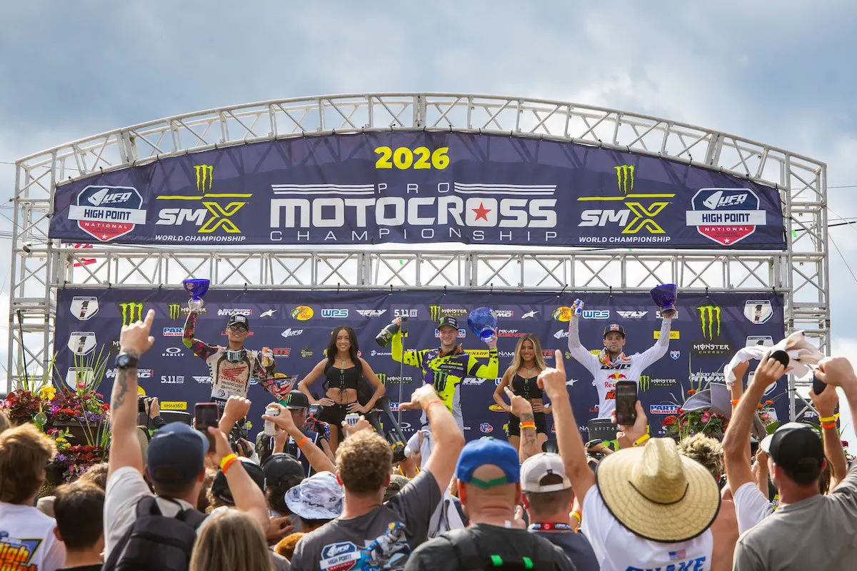 250 Class overall podium.