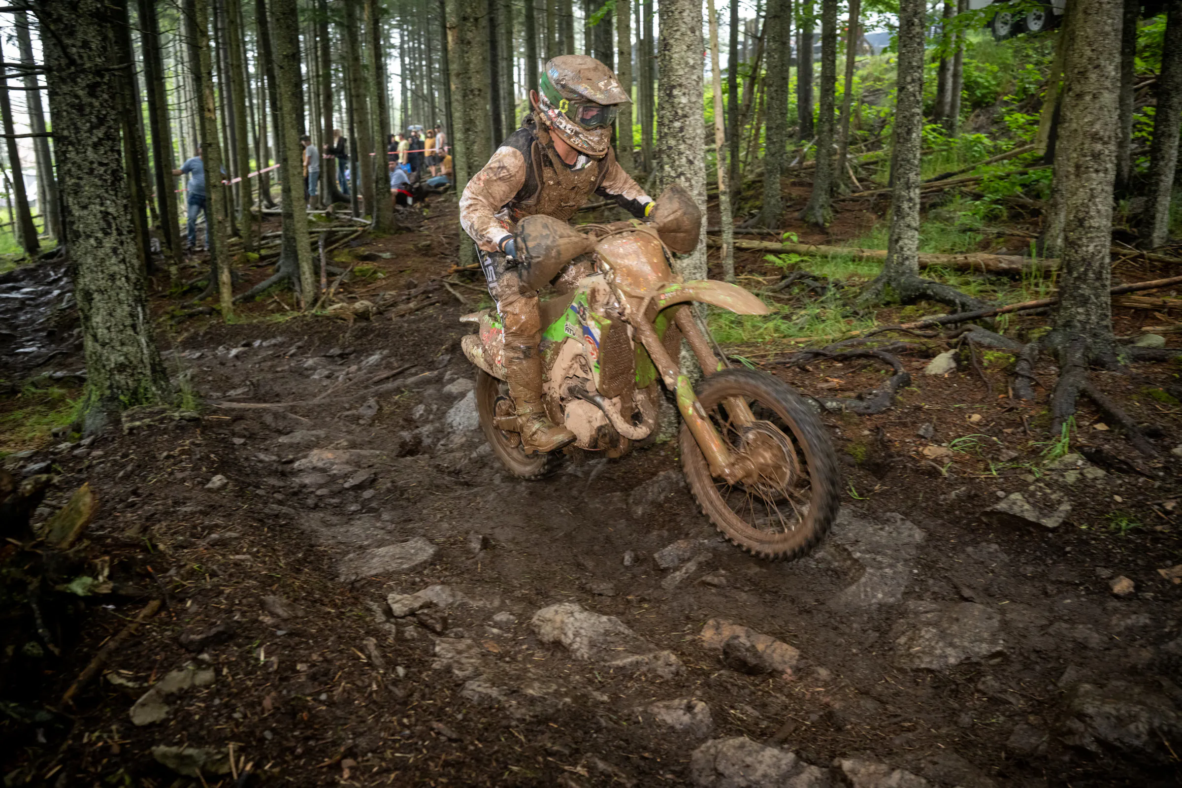 The rugged mountain terrain of Snowshoe has always been good for Baylor, yet he's never won the race until now.