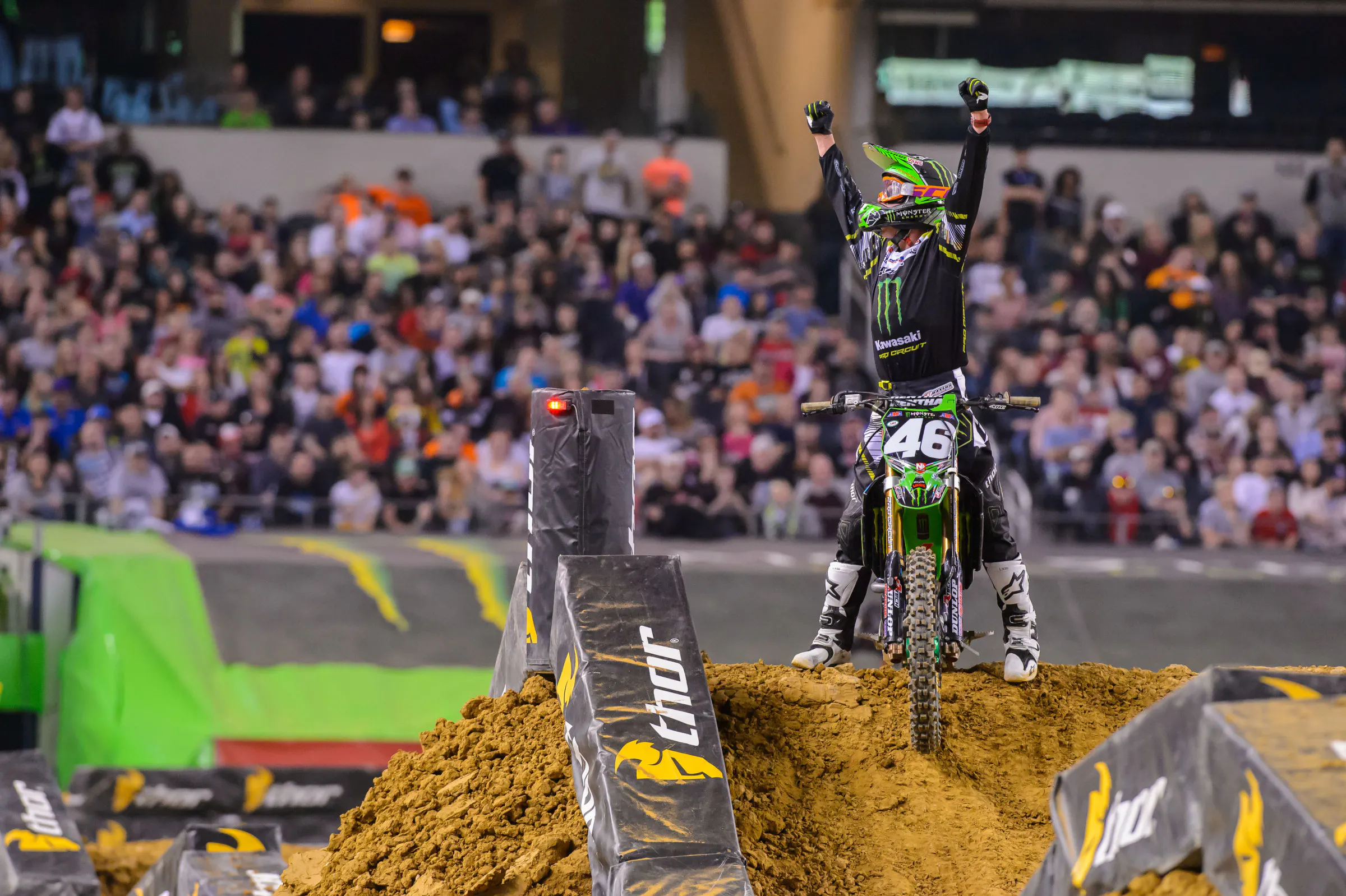 AC won his first ever 250SX race in Dallas in 2014.&nbsp;