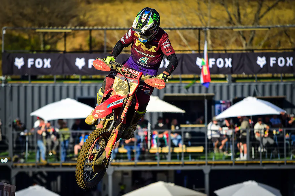 Herlings came through to put some pressure on Coenen but a first-moto slip ended that. He got close in moto two, also, but never enough to show a wheel.