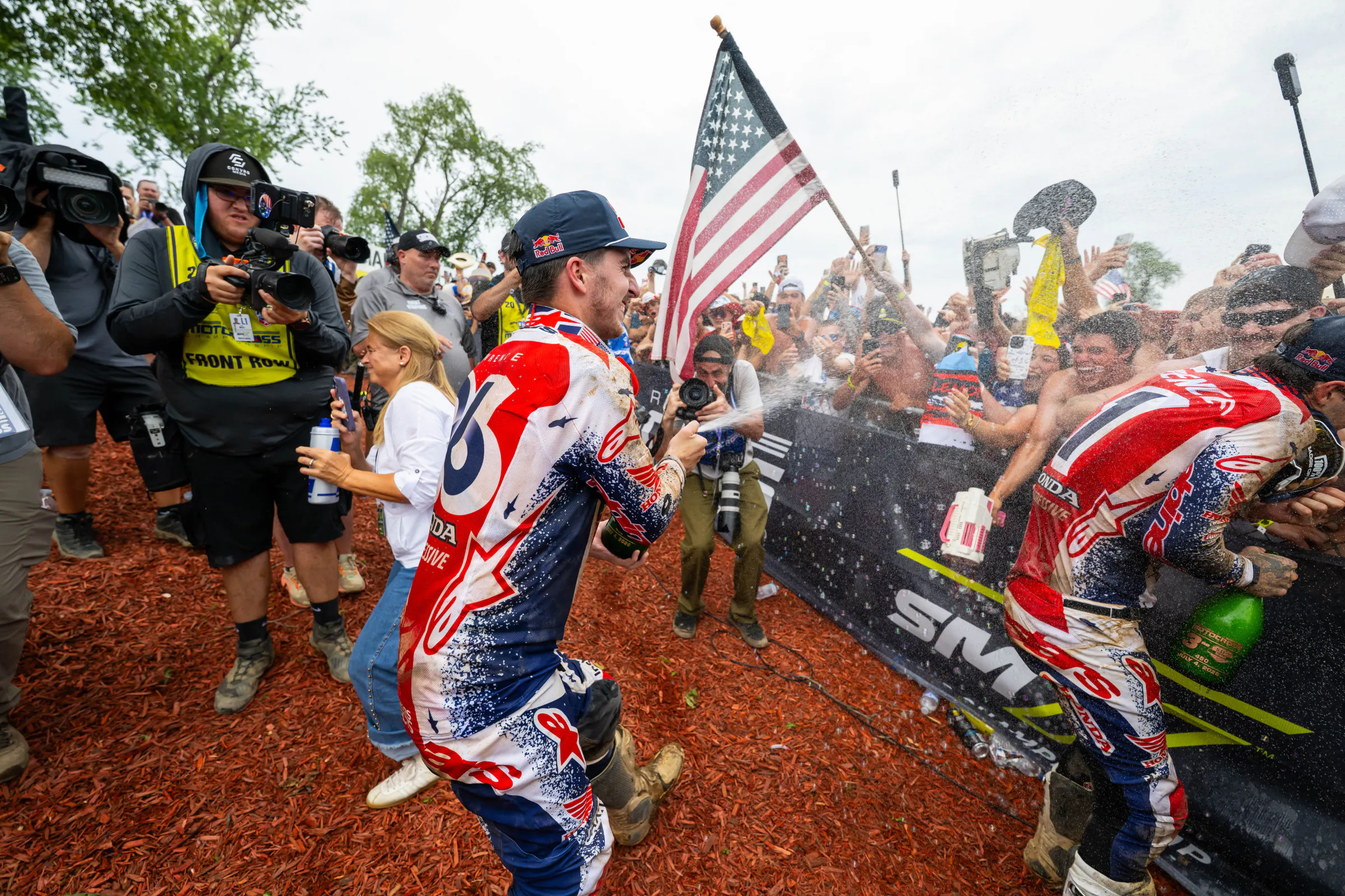 Hunter took the win, and the points lead, at RedBud.