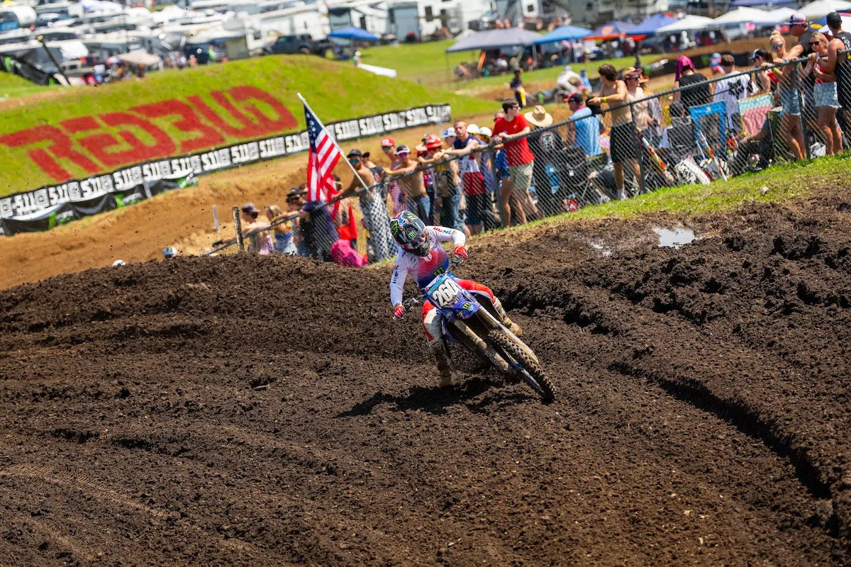 Wood layed the wood to the field at RedBud in qualifying.