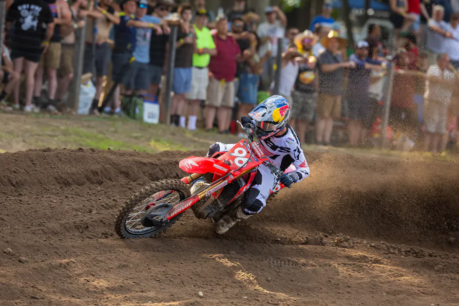 Hunter: "There's never that emotion on the bike. I think that's why you see an athlete have that initial blow up once they cross the finish line"