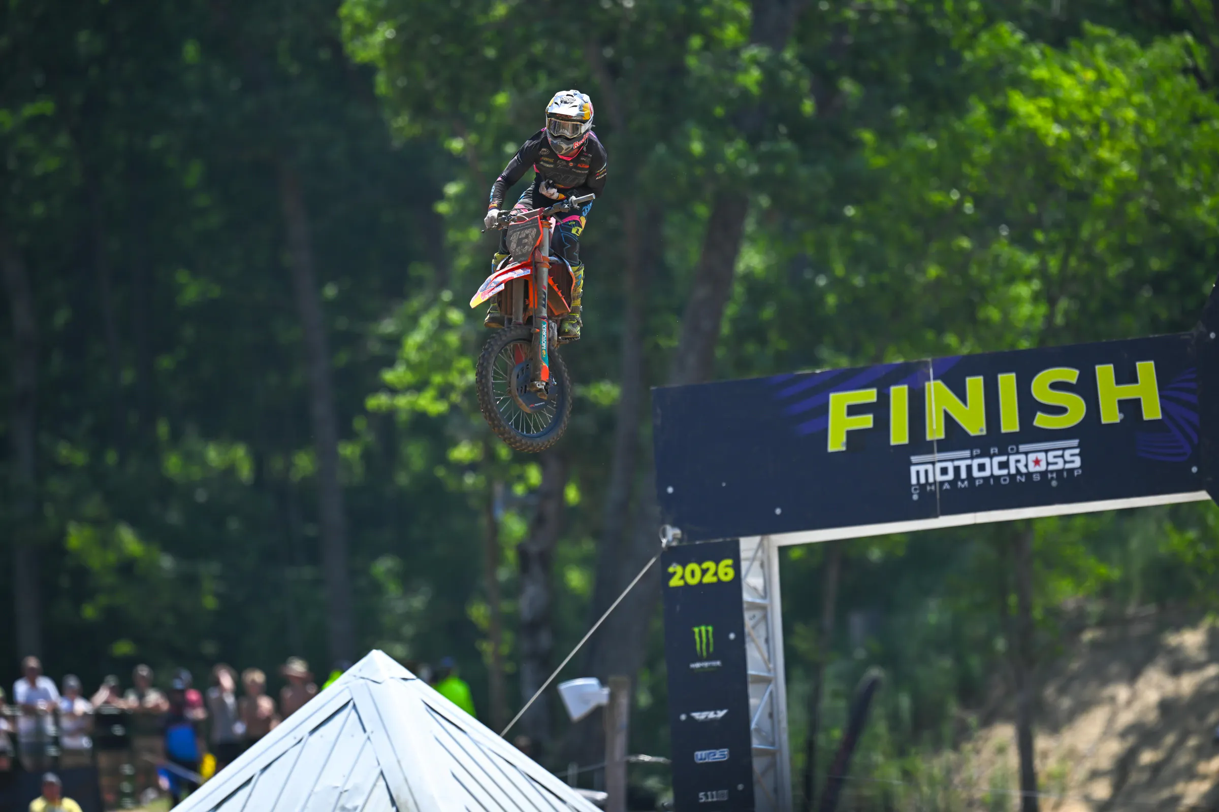 Julien Beaumer with his first ever moto win.&nbsp;