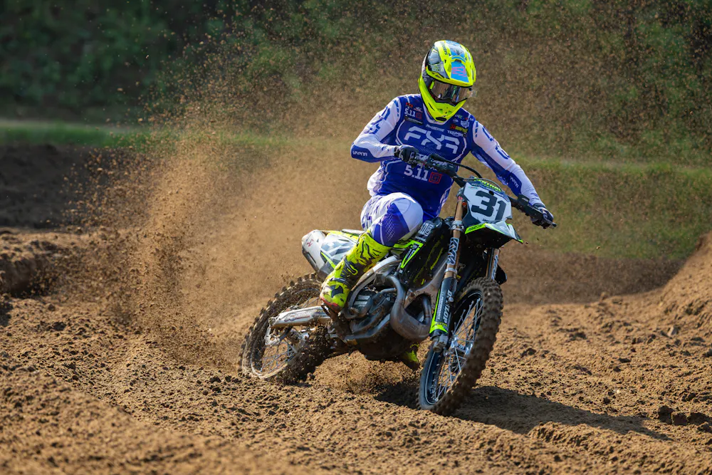 Mikkel Haarup Suffered Broken Nose in Crash at Spring Creek National