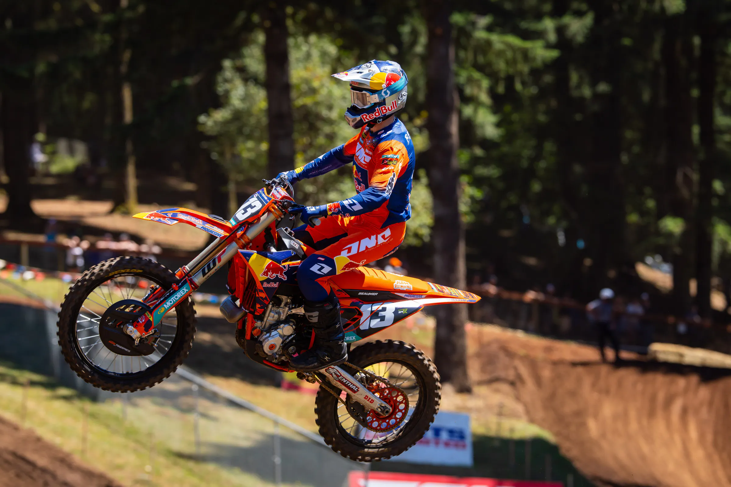 Beaumer is coming off his first Pro Motocross win last week.