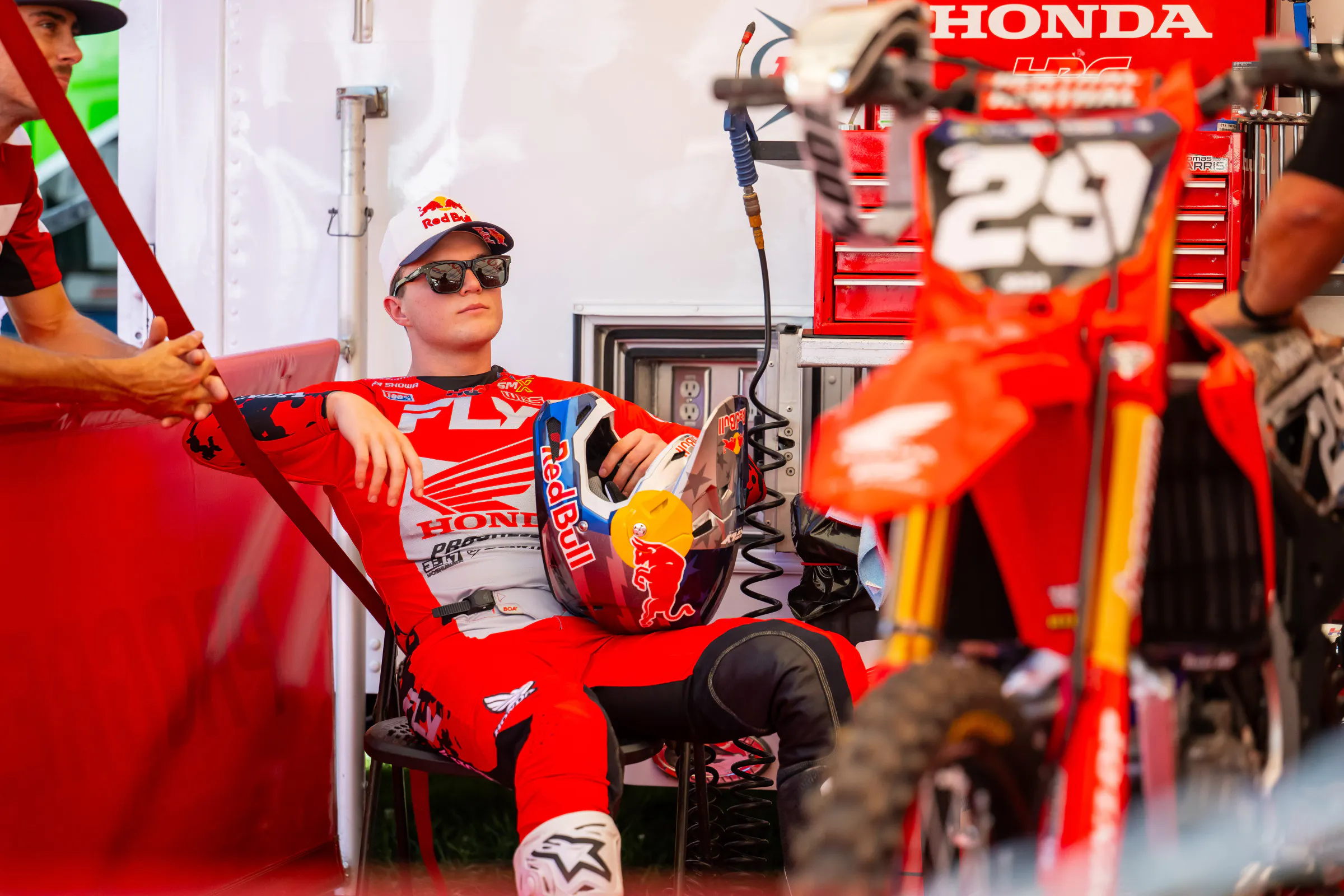 Hymas broke through for a moto win last week at Spring Creek.