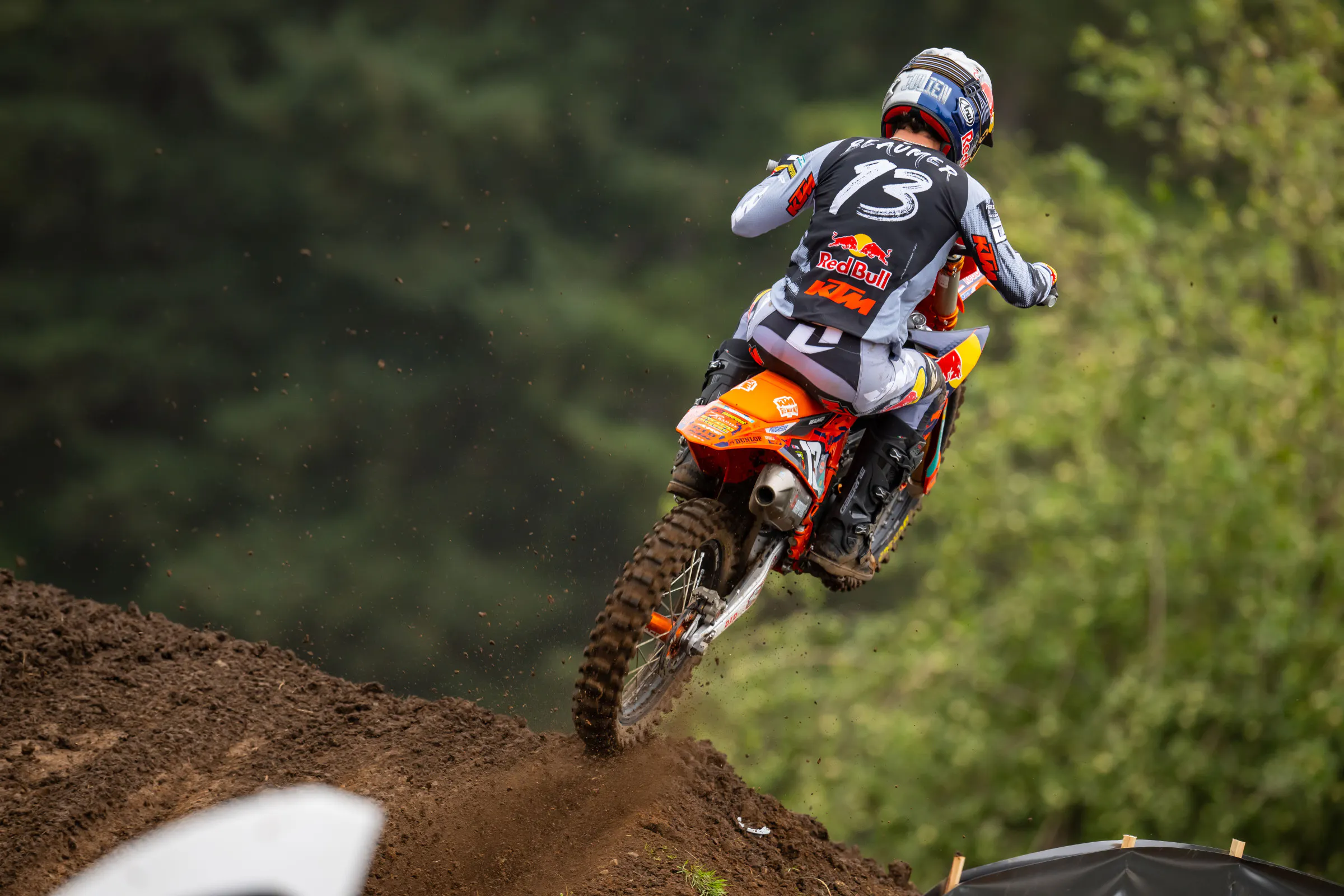 Beaumer was fast in the first 250 qualifier.