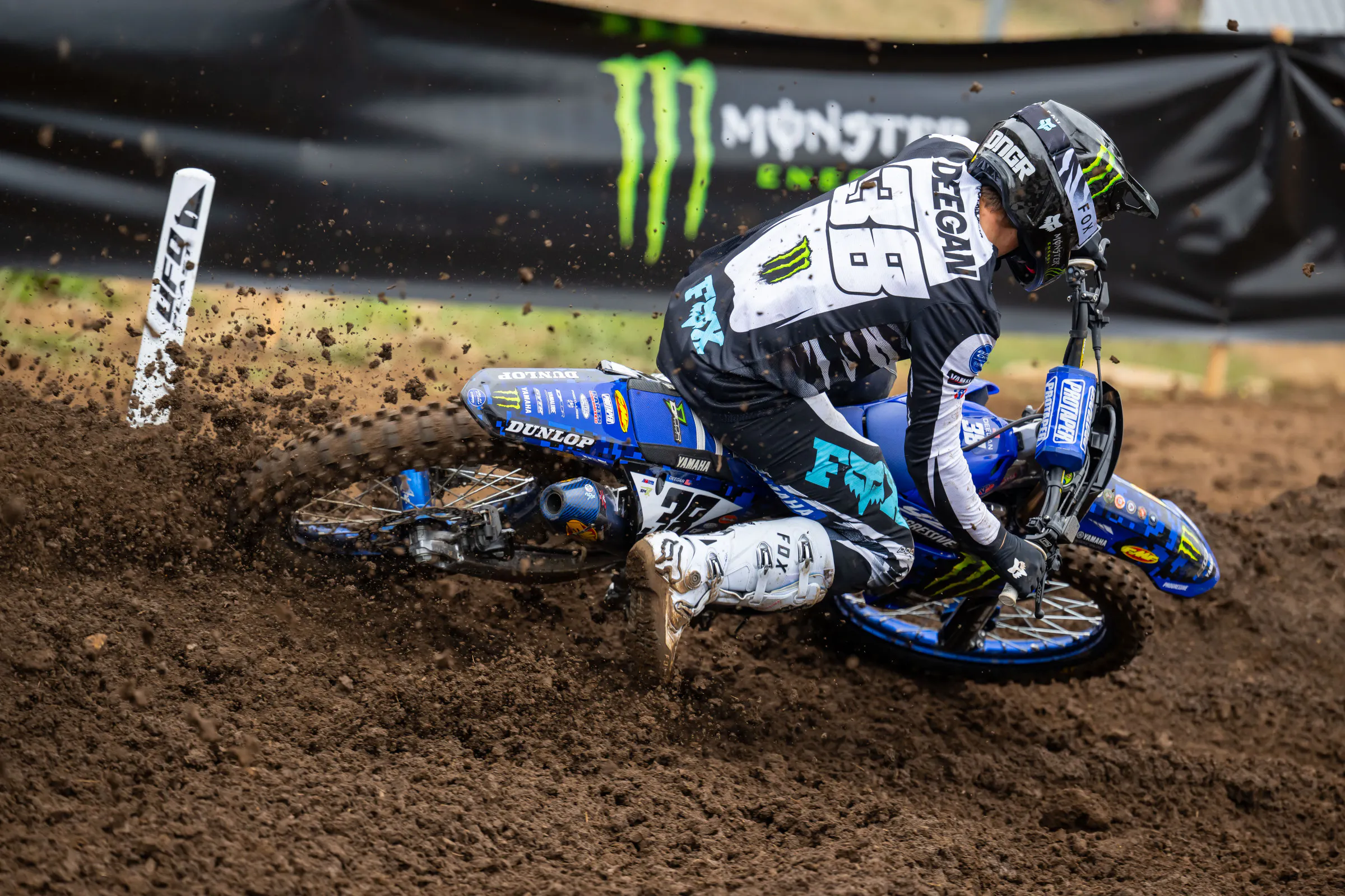 Deegan was fastest in the first qualifier.