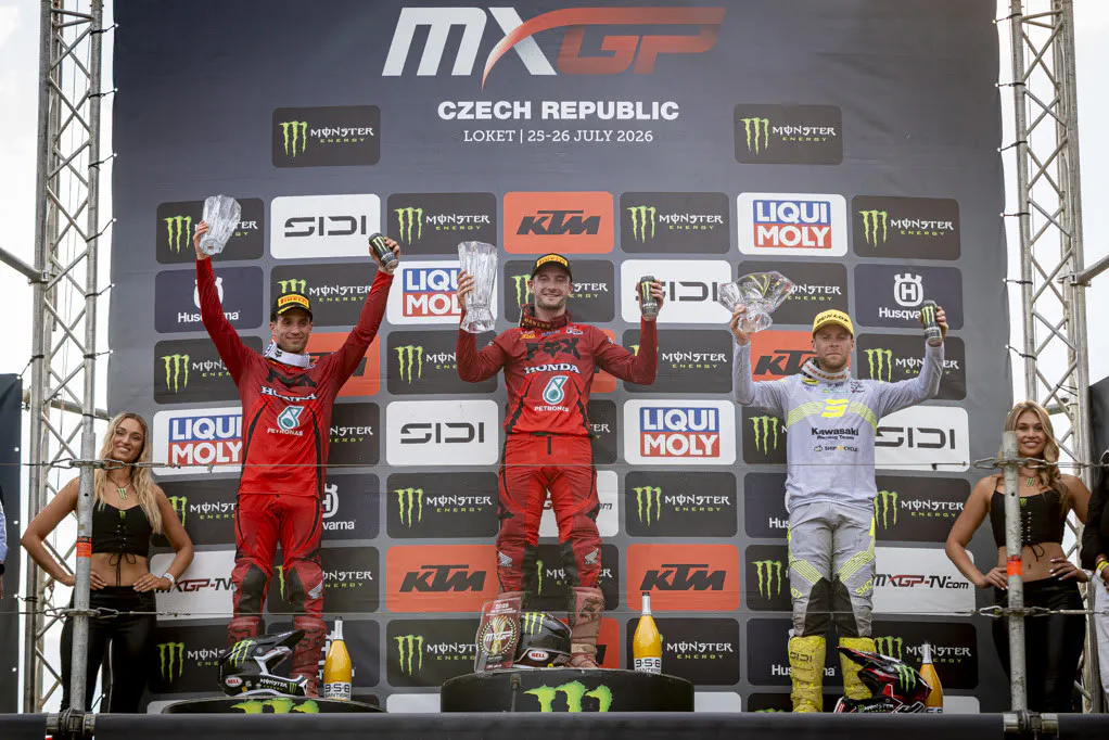 The MXGP Podium.