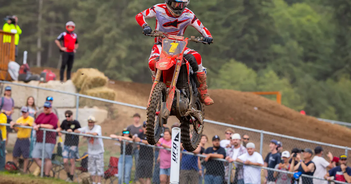 Jett Lawrence Penalized at Washougal National: "Probably gave a bit of gas to get back on but, obviously, AMA didn’t like that"