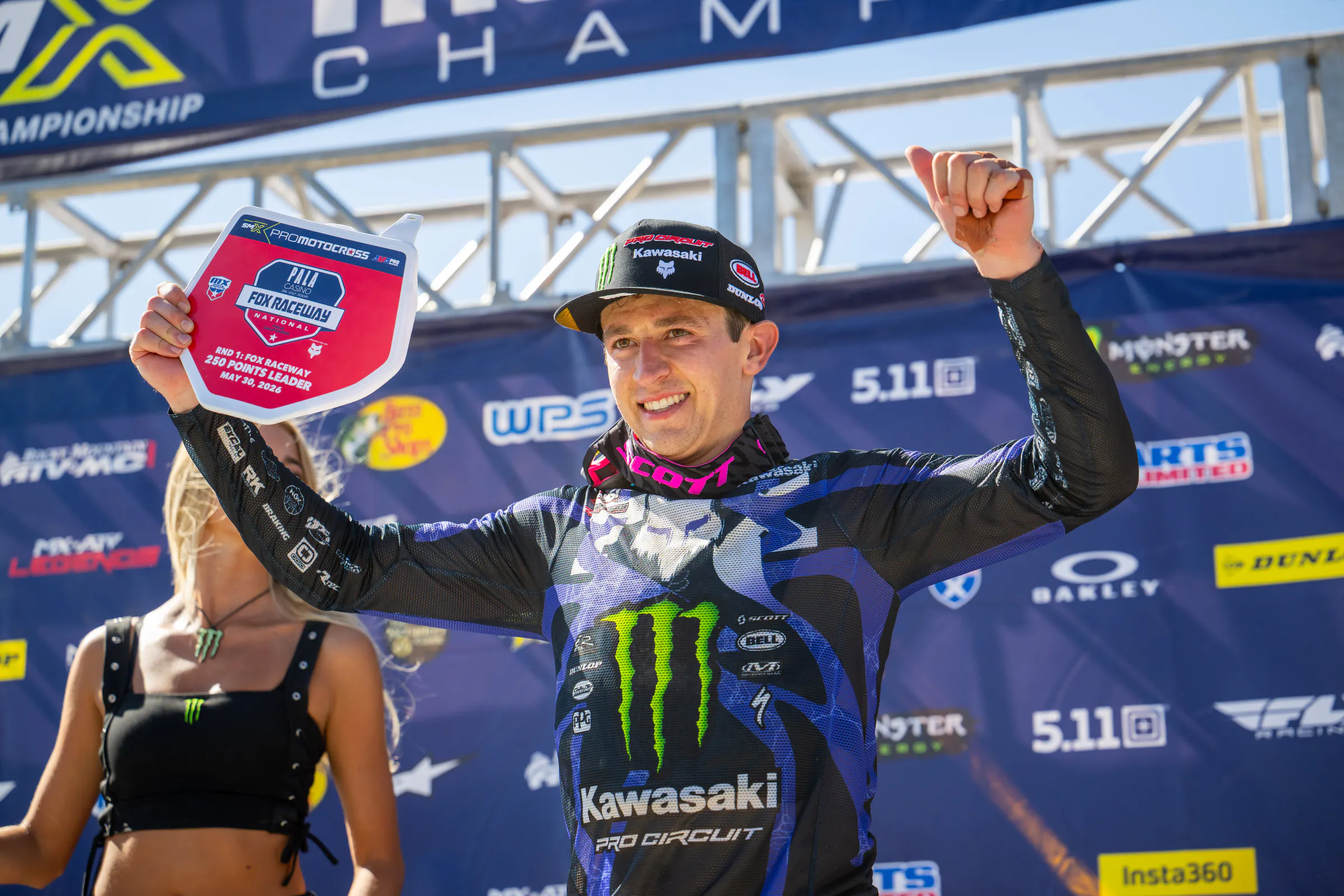Seth Hammaker started the Pro Motocross season with a win (and possession of the red plate) at Fox Raceway.&nbsp;