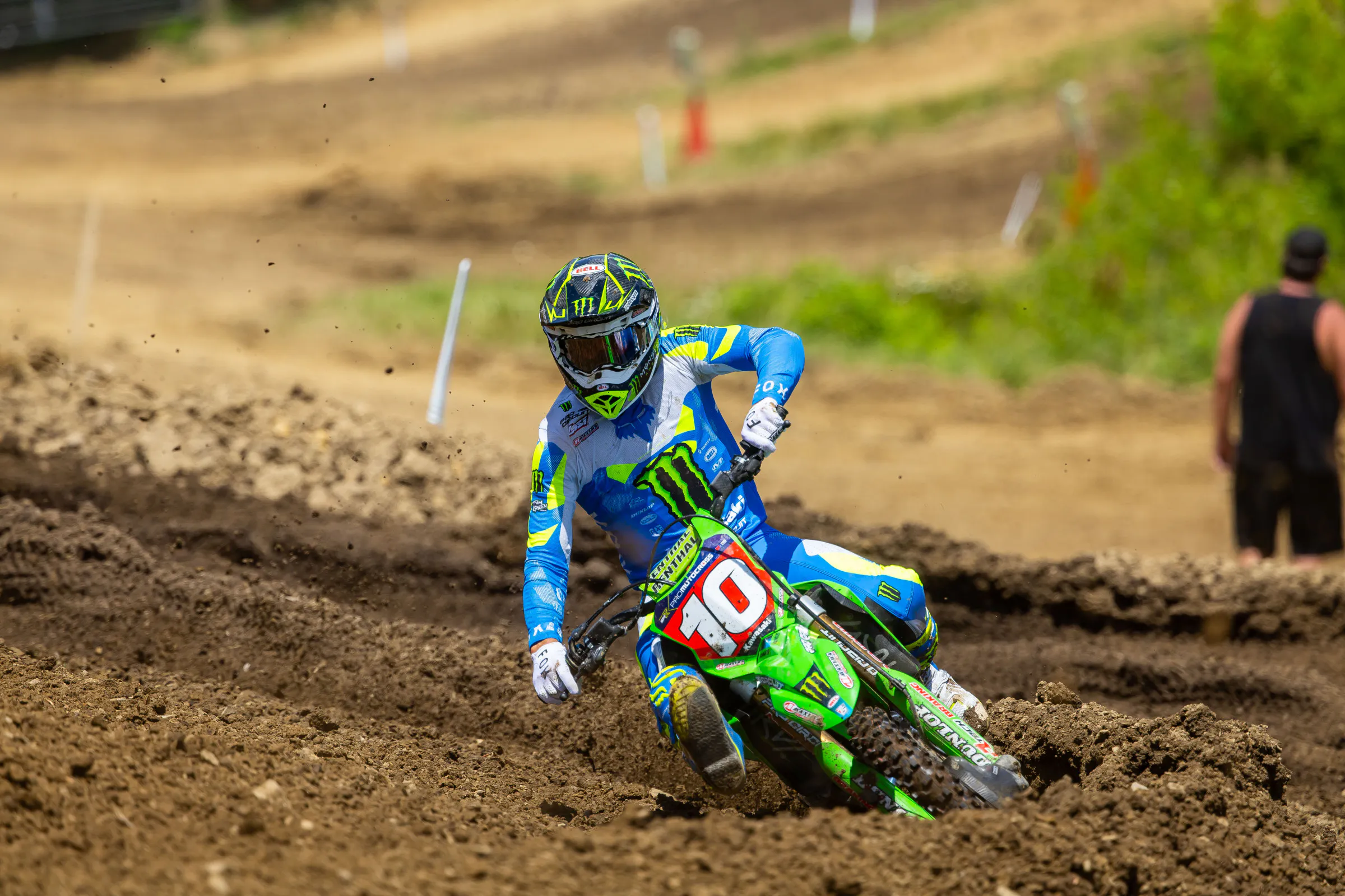 Seth Hammaker entered High Point with the shared red plate but unfortunately left early with a dislocated shoulder, 