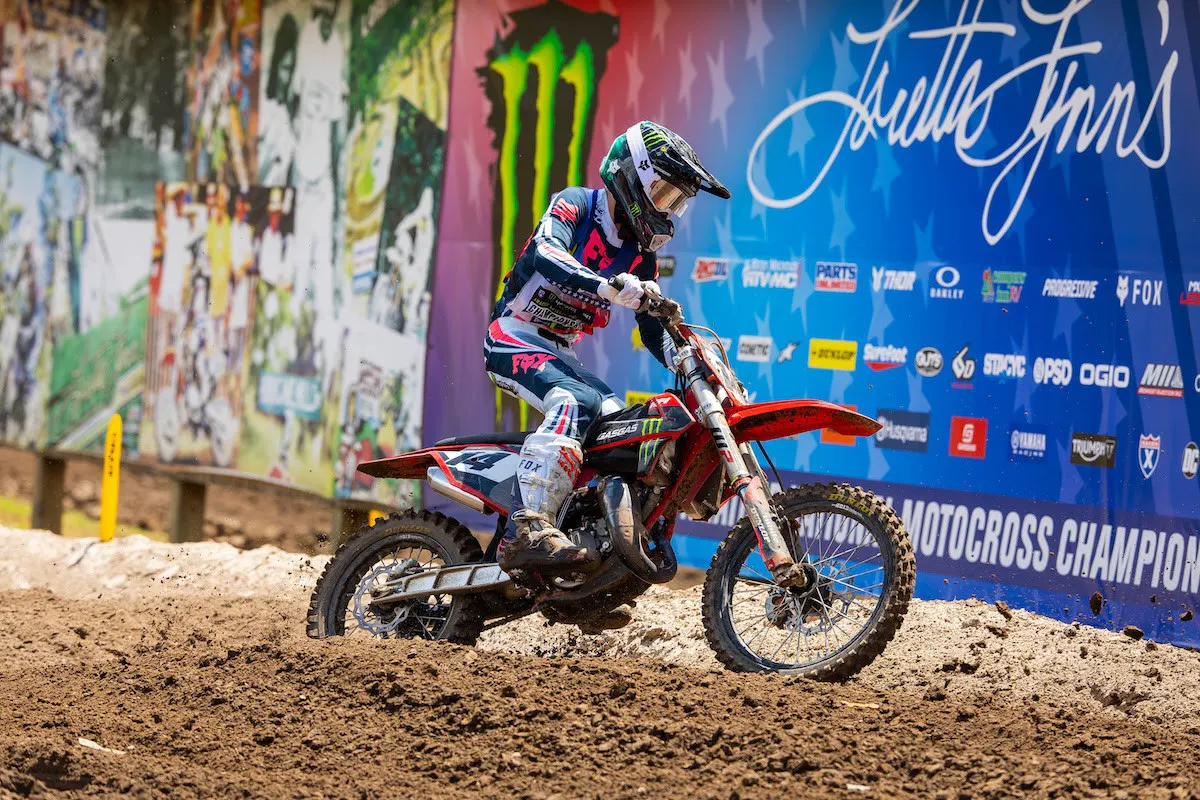 GASGAS rider Eidan Steinbrecher captured the Moto 1 victory in Mini Sr. 1.