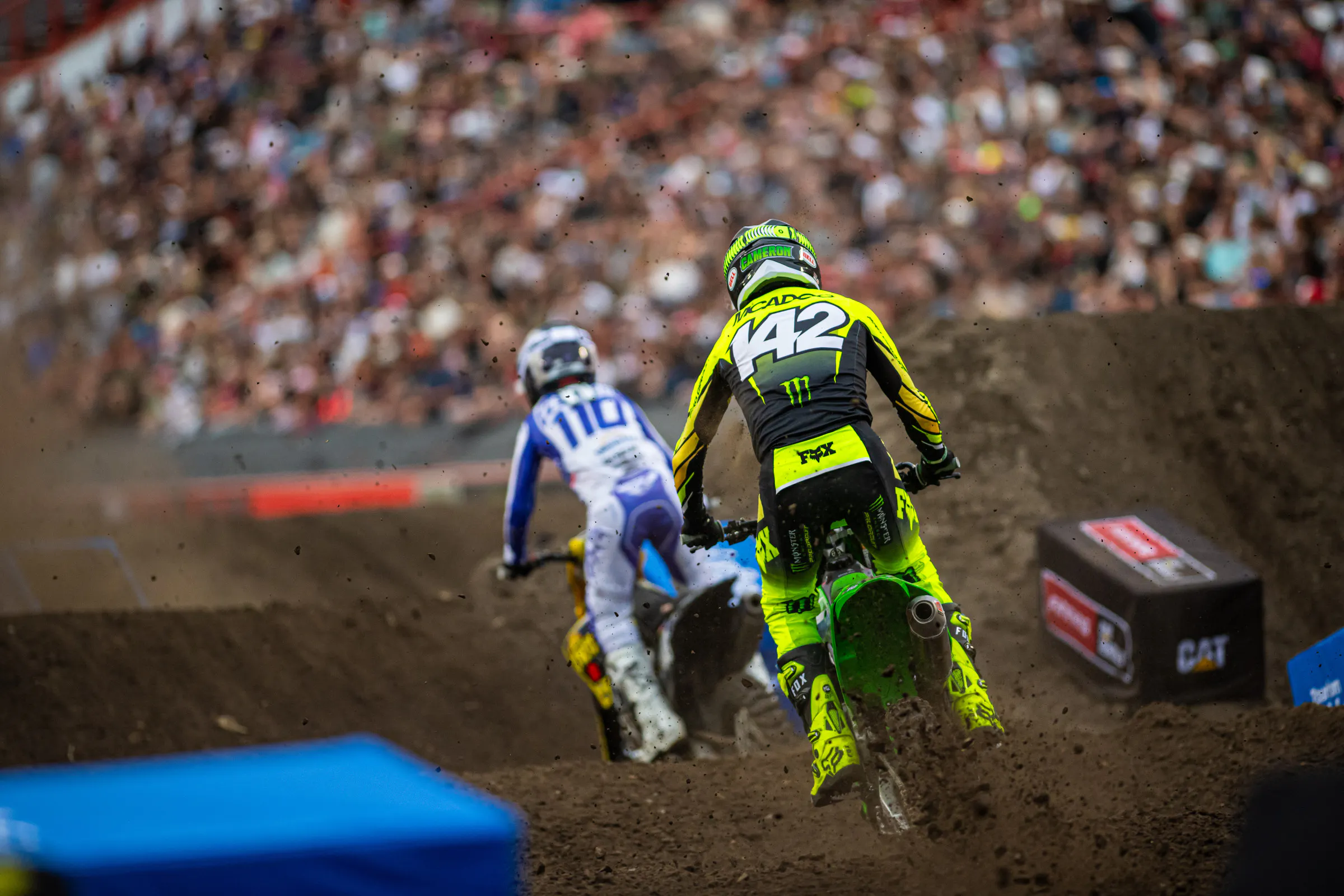 Cameron McAdoo is finally back on the bike. 