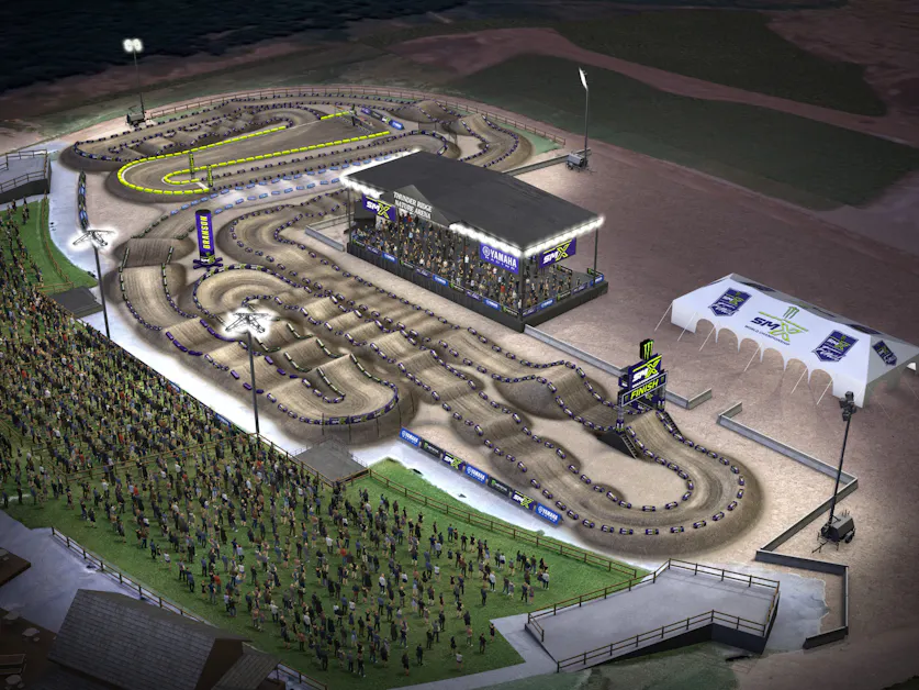 Track Maps for All Three New Venues for 2026 SMX Playoffs
