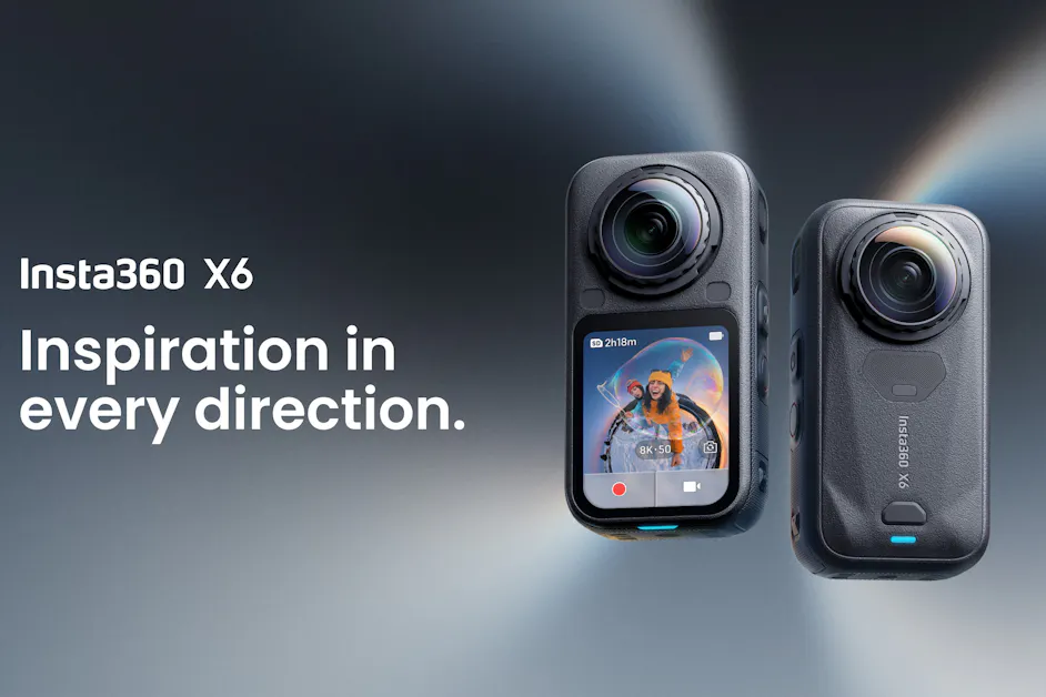 Meet the Next-Gen 360 Camera: Insta360 X6