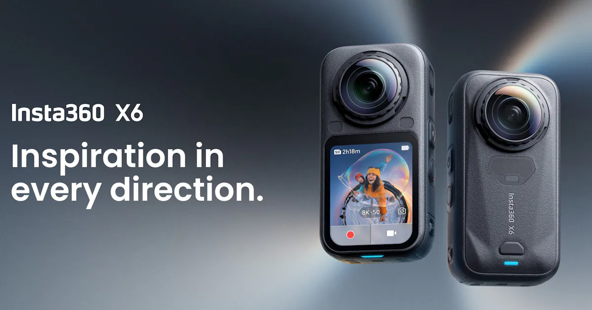 Meet the Next-Gen 360 Camera: Insta360 X6