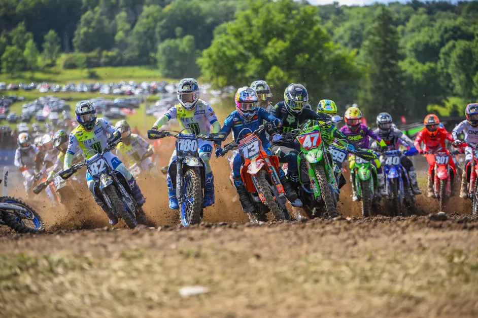 Tough Second Motos for Championship Leaders Levi Kitchen and Hunter Lawrence at Unadilla National