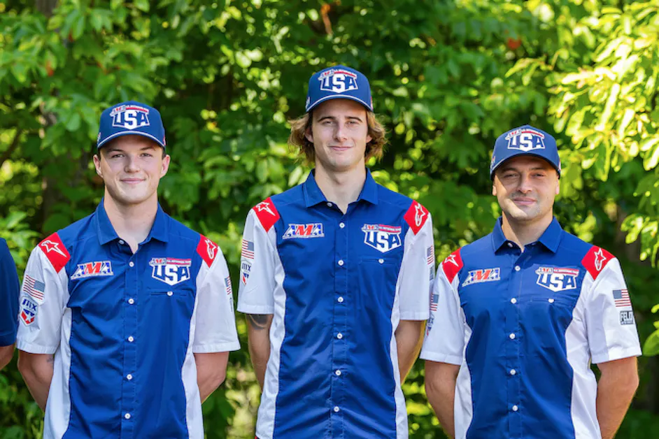 Webb, Kitchen, Hymas Named to Team USA for 2026 Motocross of Nations