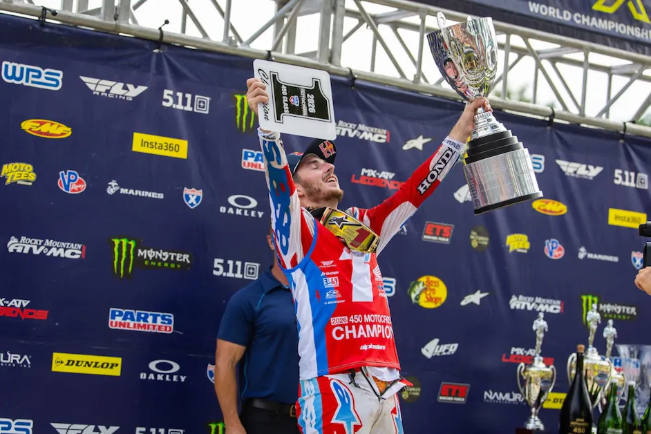 Hunter Lawrence Wins 450 Pro Motocross Championship at Ironman