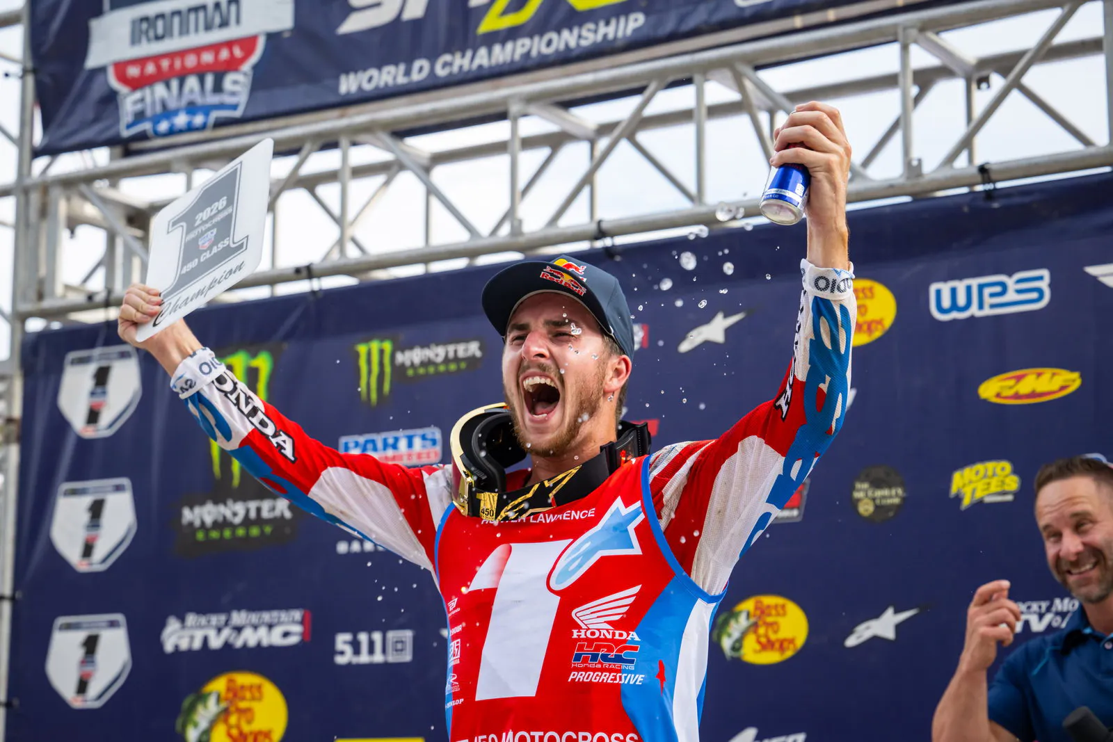 Hunter Lawrence is the 2026 450 AMA Pro Motocross Champion.